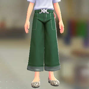 ワイドパンツセット グリーン|グリーン 2100円
