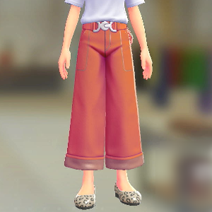 ワイドパンツセット オレンジ|オレンジ 2100円