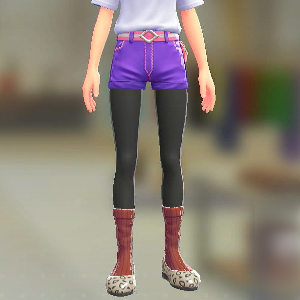 ソックス&タイツセットリブあみレッド|ブラック500円