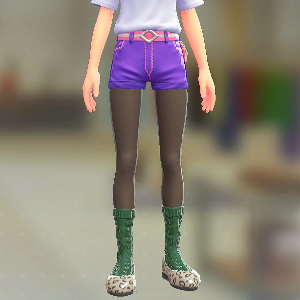 ソックス&タイツセット ケーブルあみグリーン|ブラウン 500円