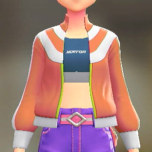 ジャージ&ベアトップセット オレンジ|ブルー 18000円