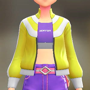 ジャージ&ベアトップセット イエロー|パープル 18000円