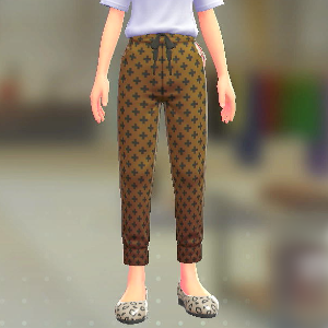 パターンジャージパンツ クロスパターン 15000円