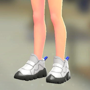 ボリュームソールスニーカー ホワイト×ブラック 12000円