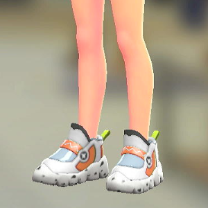 ボリュームソールスニーカー サンドオレンジ 12000円