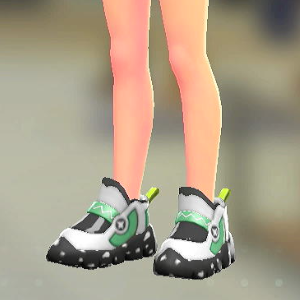 ボリュームソールスニーカー サンドグリーン 12000円