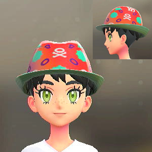 パターンソフトハット ガスレッド 12000円