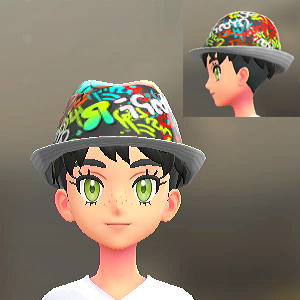 パターンソフトハット	ヘビーブラック	12000円