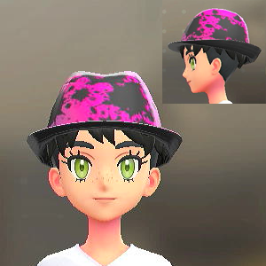 パターンソフトハット	スプラッシュピンク	12000円