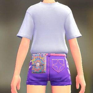 タイダイスクエアポーチ ハギギシリ 13000円