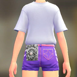 タイダイスクエアポーチ タチフサグマ 13000円