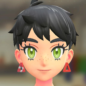 トライアングルピアス レッド×ホワイト 4000円