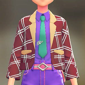 ジャケット&シャツセット ウィンドペンレッド|ビビッドパープル 18000円