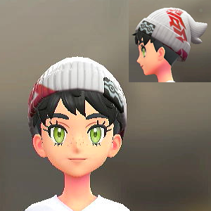 ビッグロゴニットキャップ ホワイト 10000円