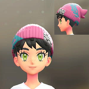 ビッグロゴニットキャップ ピンク 10000円