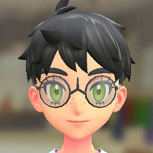 アクセントブリッジグラス ブラックフレーム 15000円