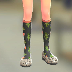 カクタスハイソックス ブラック 3300円