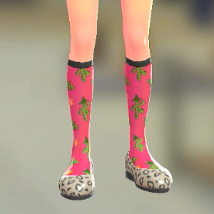 カクタスハイソックス レッド 3300円