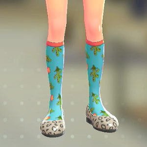 カクタスハイソックス ブルー 3300円