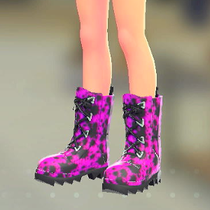 コンバットブーツ	スプラッシュピンク	15000円