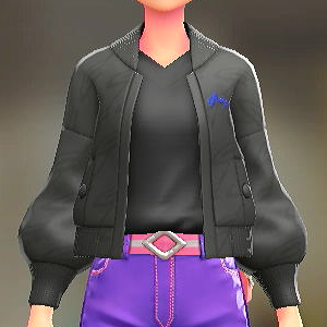 ブルゾン&Tシャツセット シグネチャーブラック|ビビッドブラック 20000円