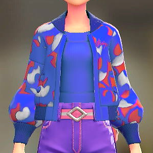 ブルゾン&オフショルセット スプレーブルー|ビビッドブルー 20000円