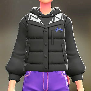 タウンベスト&パーカーセット ビビッドブラック|ビビッドブラック 18000円