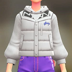 タウンベスト&パーカーセット ビビッドホワイト|ビビッドホワイト 18000円