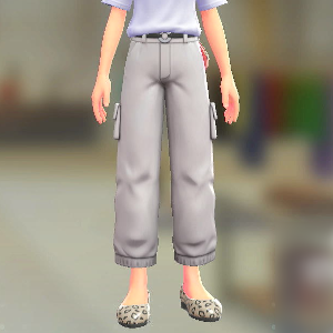 カーゴパンツ ビビッドホワイト 15000円