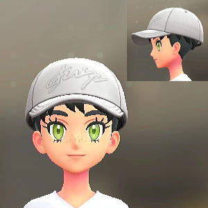 レザーキャップ ビビッドホワイト 8000円