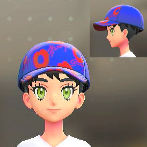 キッスパターンキャップ キッスブルー 8000円