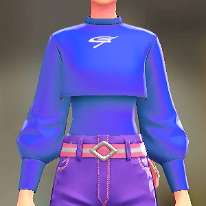 クロップドトップスセット ビビッドブルー|ブルー 16000円