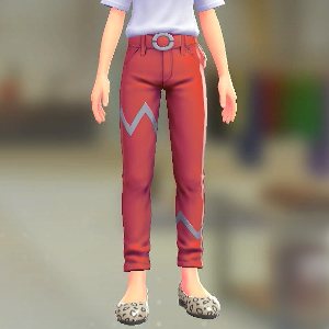 スキニーパンツセット ビビッドレッド|ビビッドレッド 15000円