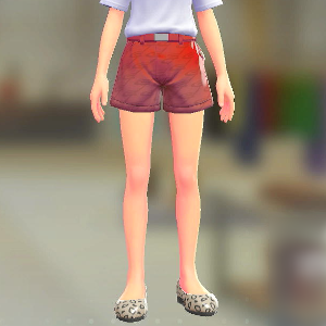 ショートパンツセット ビビッドレッド|ビビッドレッド 13000円