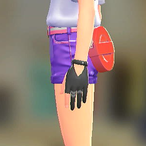 スリーフィンガーグローブ ビビッドブラック 6000円