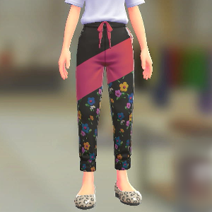 ボタニカルジャージパンツ フラエッテガーデン 50000円