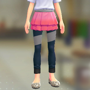 スカート&ジョガパンセット ピンク|ネイビー 18000円