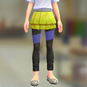 スカート&ジョガパンセット イエロー|ダークグレー 18000円