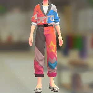 ジャンプスーツ&シャツセット ファンキーローグ|ホワイト 25000円