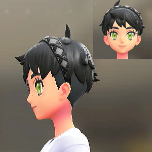 クロスリボンカチューシャ ムーングレー 3000円