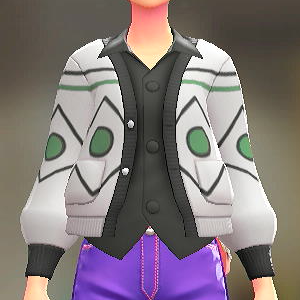 Dessert petit カーディガン&シャツセット サイケホワイト|ブラック 6500円