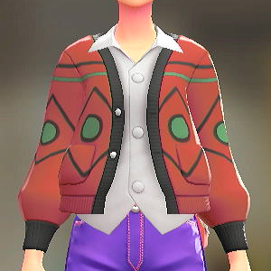 Dessert petit カーディガン&シャツセット サイケレッド|ホワイト 6500円