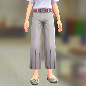 Dessert petit ワイドスラックスセット ホワイト|レッド 5500円