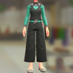 Dessert petit サロペット&トップスセット ブラック|エメラルドグリーン 9000円