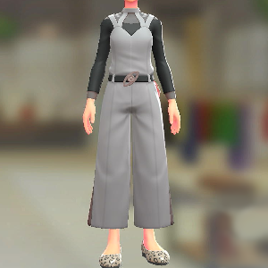 Dessert petit サロペット&トップスセット グレー|ブラック 9000円