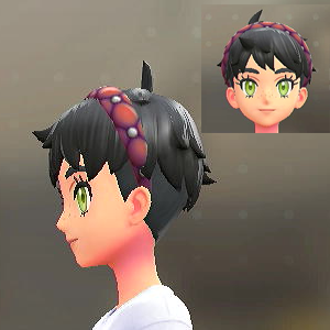 Dessert petit スパンコールカチューシャ レッド 3000円