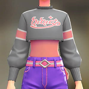 KiraKiraLiy クロップドトップスセット カレッジグレー|ピンク 5000円