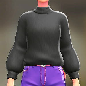 KiraKiraLiy ファジーセーター ブラック 5900円