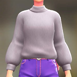 KiraKiraLiy ファジーセーター ペールパープル 5900円