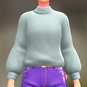 KiraKiraLiy ファジーセーター ペールブルー 5900円